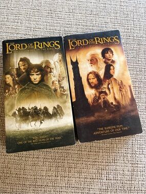 The Lord of the Rings VHS Tapes